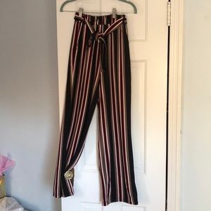 ASOS Striped Flowy Pants